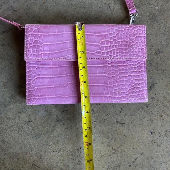 Mini purse in pink croc print - Picture 8 of 8